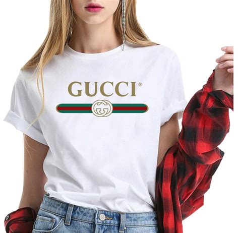 gucci t shirt donna|teal green gucci shirt women.